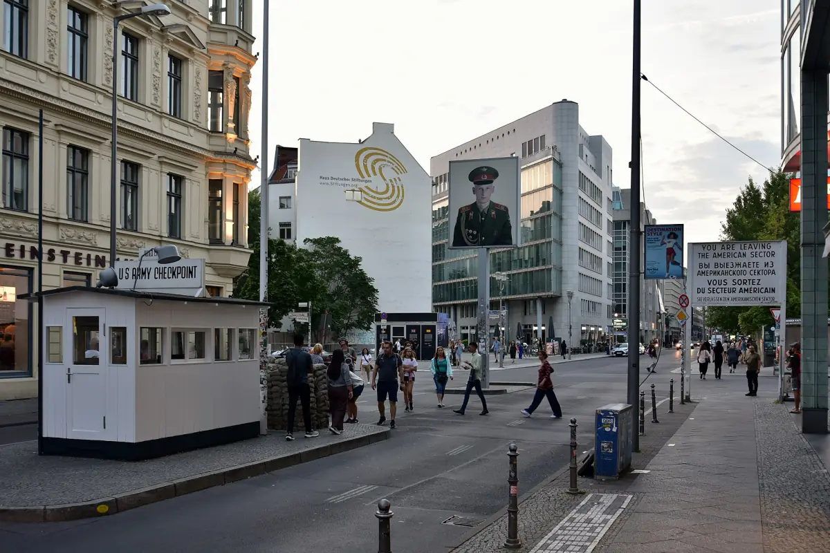 Checkpoint Charlie on Friedrichstrasse